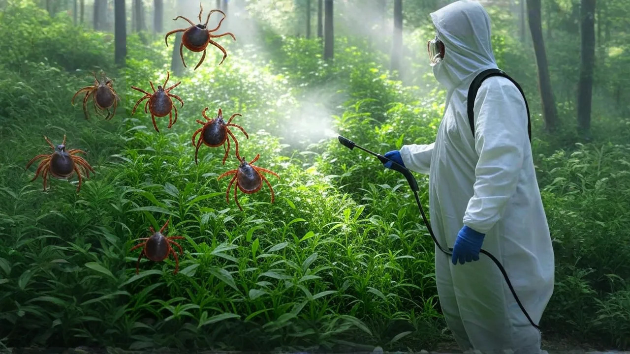 фото: Обработка от клещей в Чернореченском и области